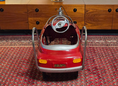 Nostalginen Firefighter FD No.1 -polkuauto (1980-luvun malli) 