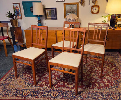 Kunnostetut 1950-luvun ruokatuolit – 4 kpl