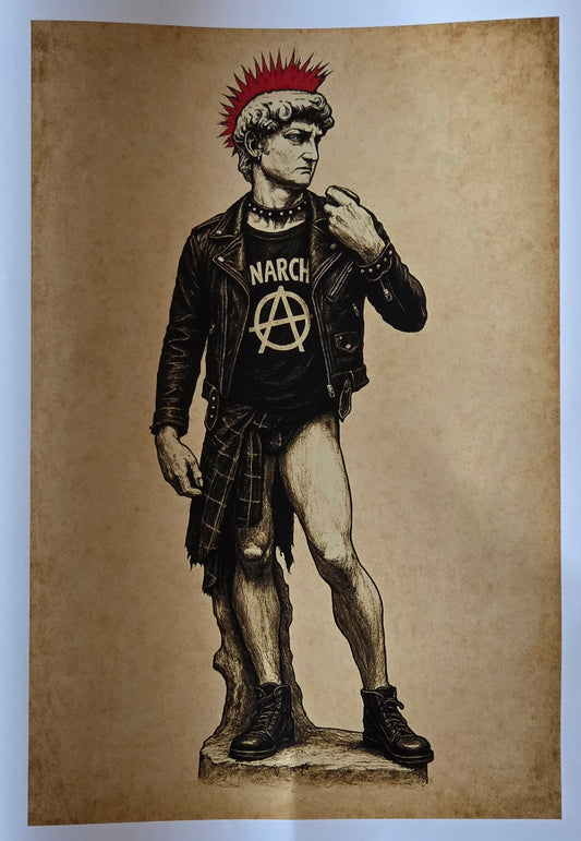 Punk David JULISTE 60x40 cm